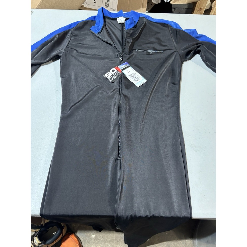 NeoSport by Henderson Skin Suit‎ Sport Skin 50+ UPF Rating Blue and Black XL